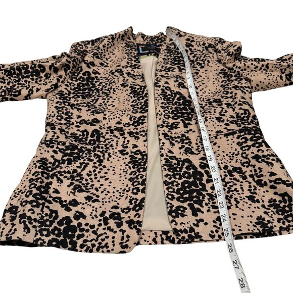 J. Crew Going-Out Blazer in Leopard Print Women's Size 10 T (Tall) - Picture 4 of 5